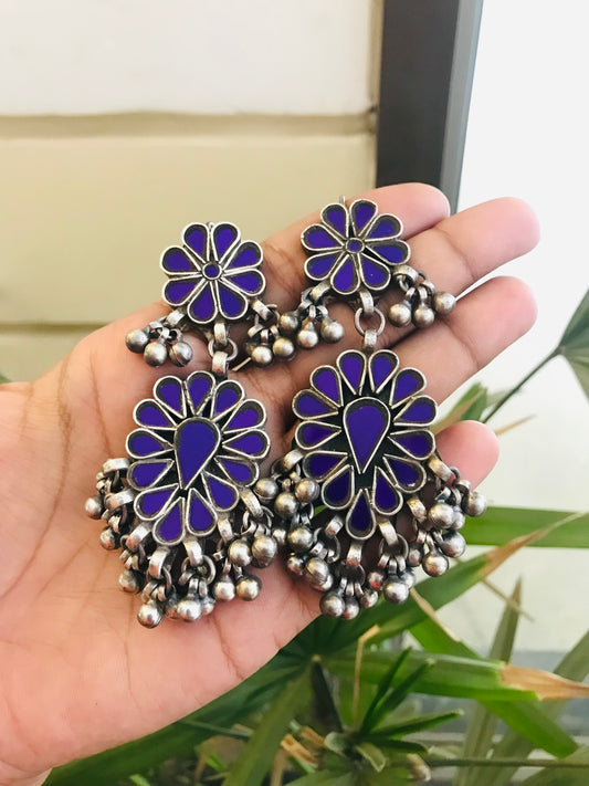 Chandni Afghani Glass Earrings