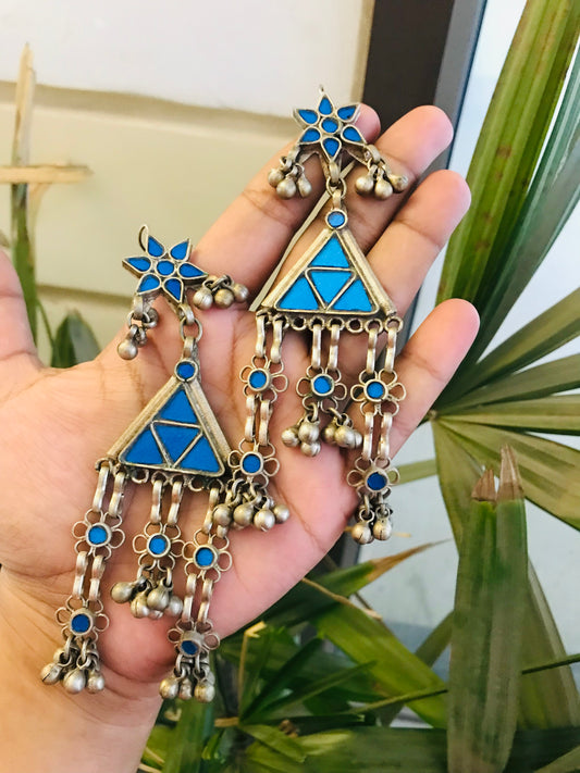 Alisha Afghani Glass Earrings